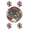 タトゥーシール 火炎龍