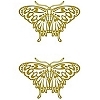 タトゥーシール　金の蝶