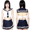 エロコス セーラー服D ネイビー