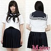 私立女子校のセーラー服(夏服) M