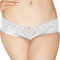 フェリカ生地ストレッチレースローライズボクサー ホワイト