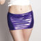 キラキラメタリックタイトスカート パープル