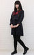 ミッションスクール系高校のセーラー服(冬服) M