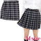 チェック柄プリーツスカート単品 M