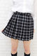 チェック柄プリーツスカート単品 M