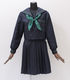 大阪女子校のセーラー服(旧冬服) M